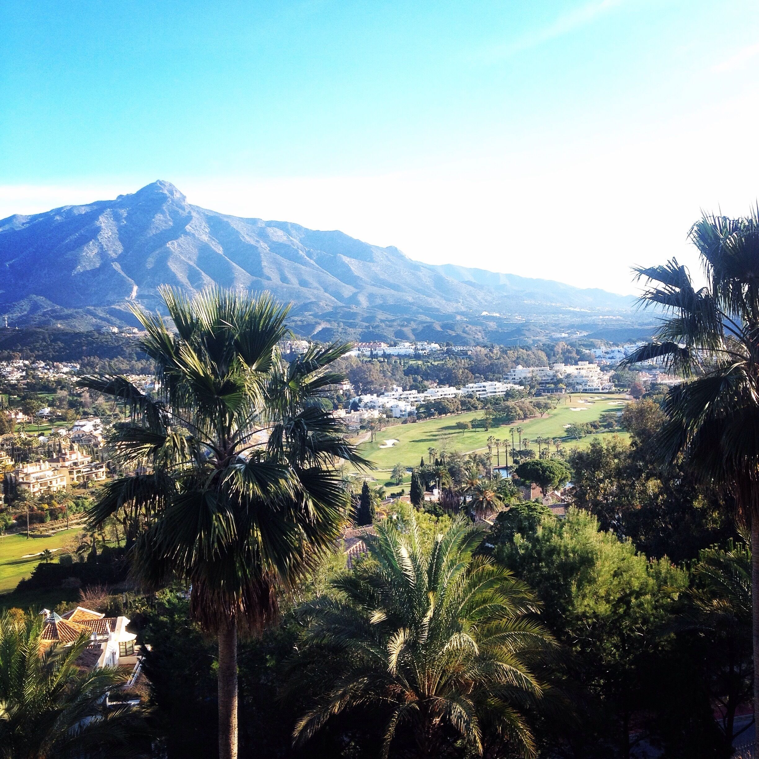 View of La Concha from Magna Marbella, just inland of Puerto Banus