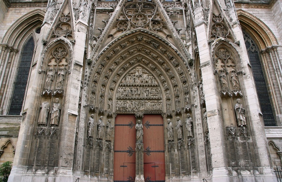 Cathedral church of Rouen, France