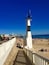 The beach at the far end of Le Presqu’Ile de Quiberon . Packed and buzzing on a hot day.