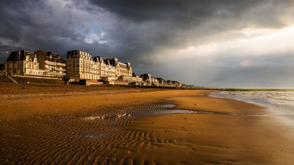 Cabourg, après l'orage.