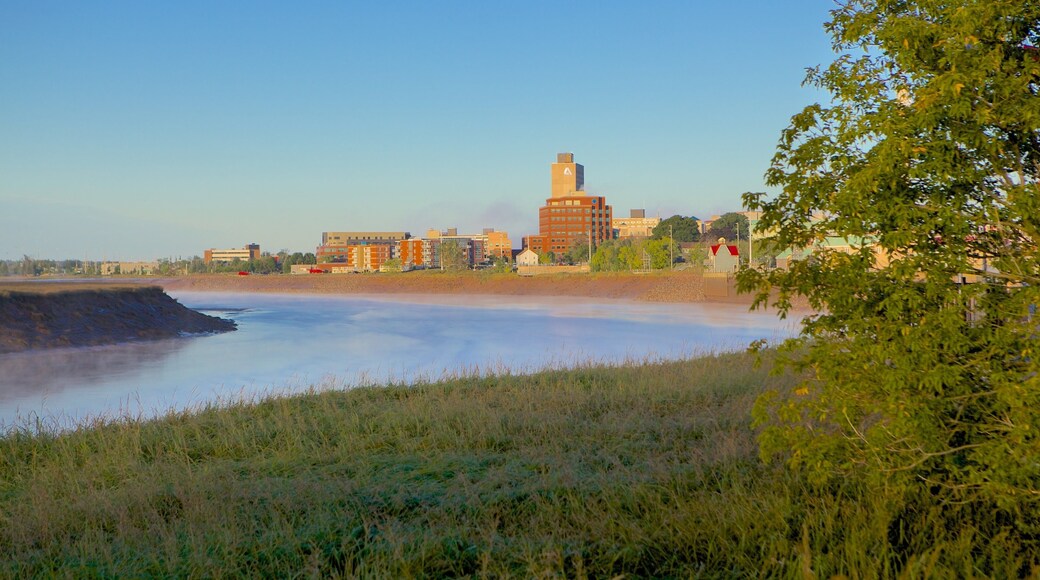 Dieppe featuring a river or creek