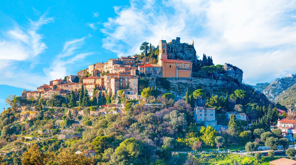 Eze village is a famous tourist destination on French Riviera - Nice, France