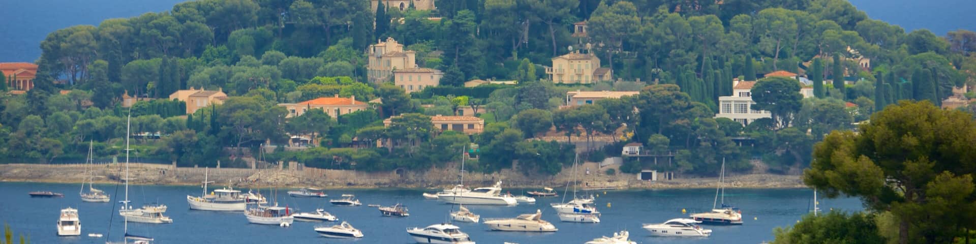 Monaco which includes a small town or village, general coastal views and a bay or harbor