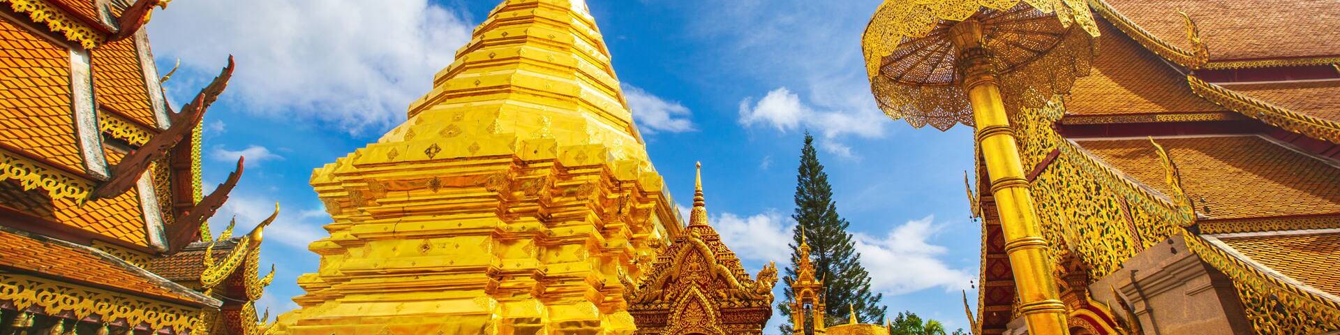 Wat Phra That Doi Suthep is a Buddhist temple in Chiang Mai Province, Thailand