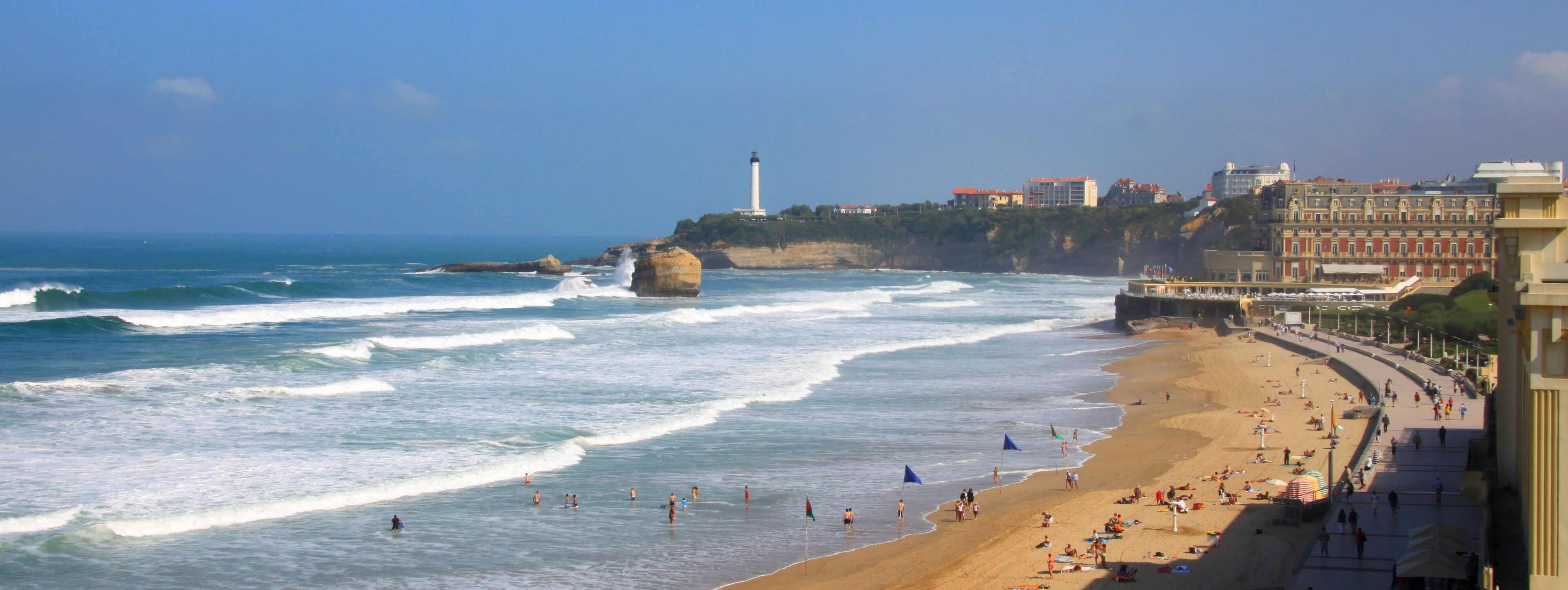 Côte basque à Biarritz, France