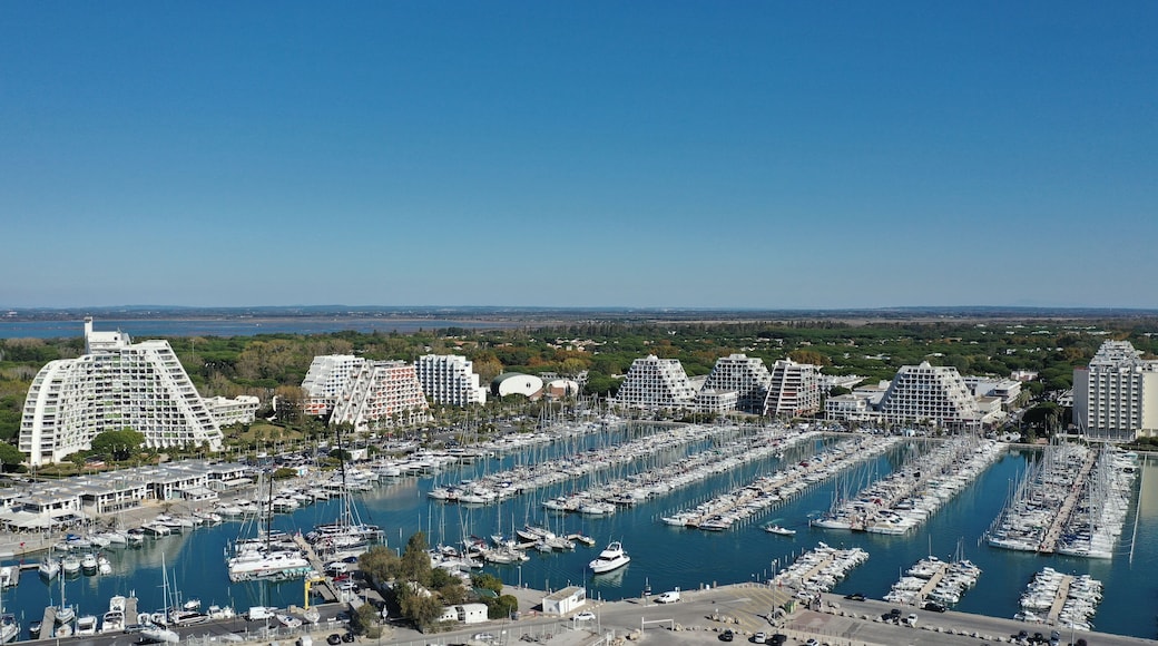 La Grande-Motte vue du ciel