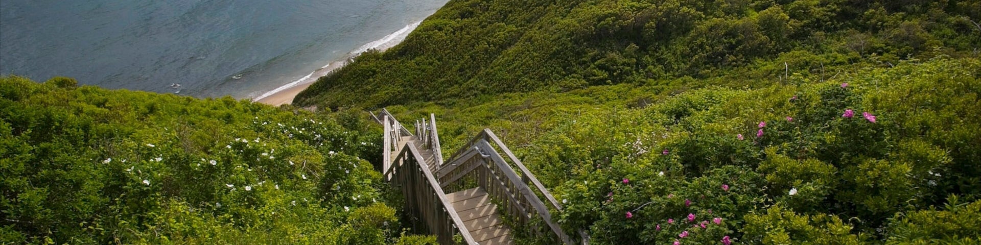 Block Island mostrando vista della costa