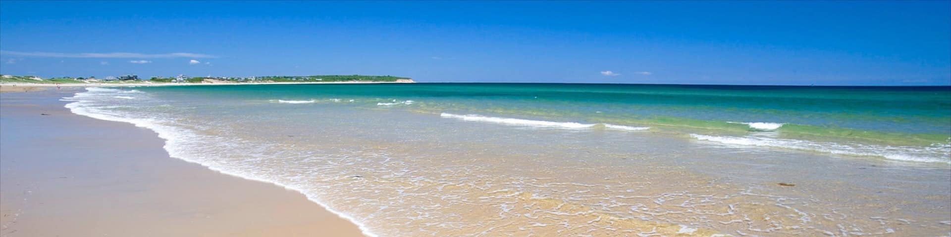 Block Island qui includes plage et panoramas