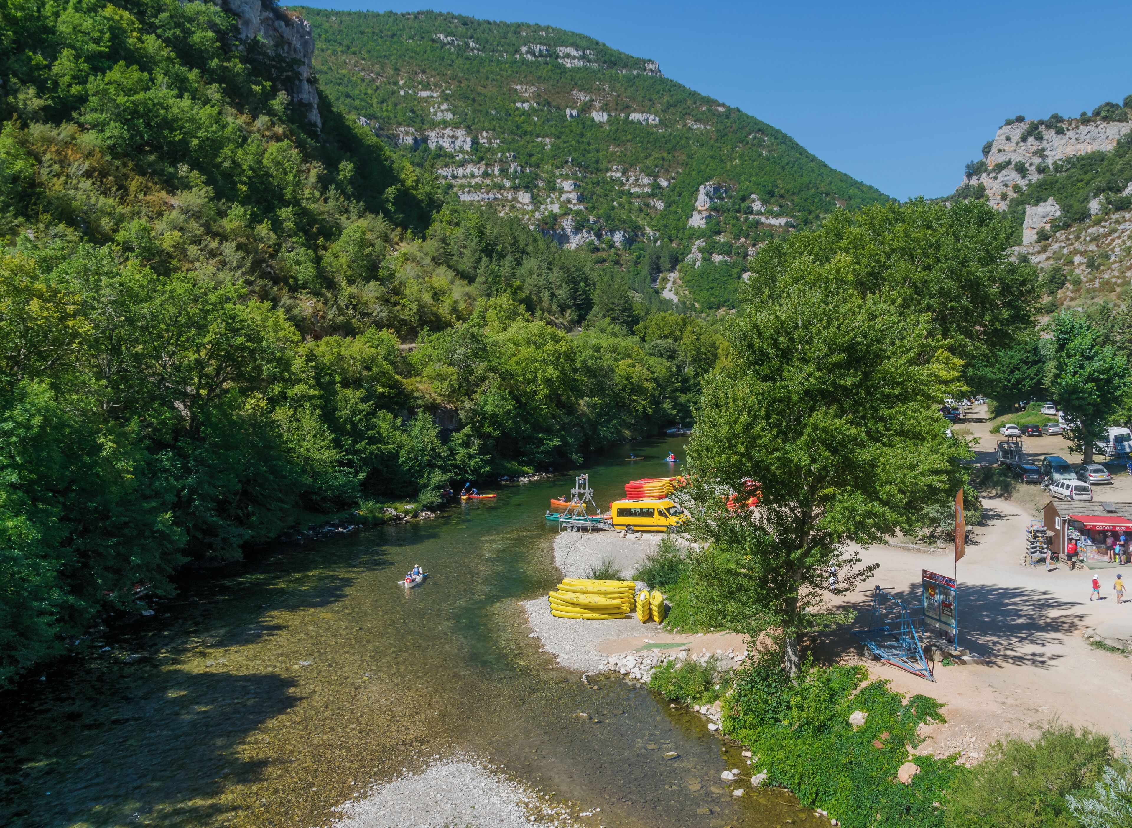 Tarn River in La Malène, Lozère, France
