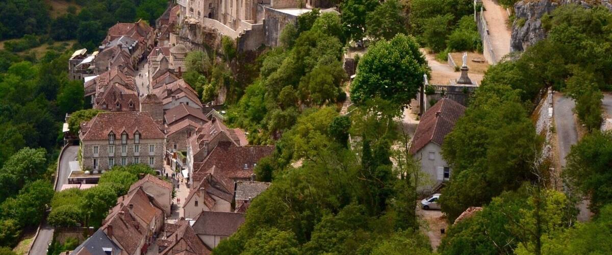 Village of Rocamadour in Midi-Pyrenee, south west France