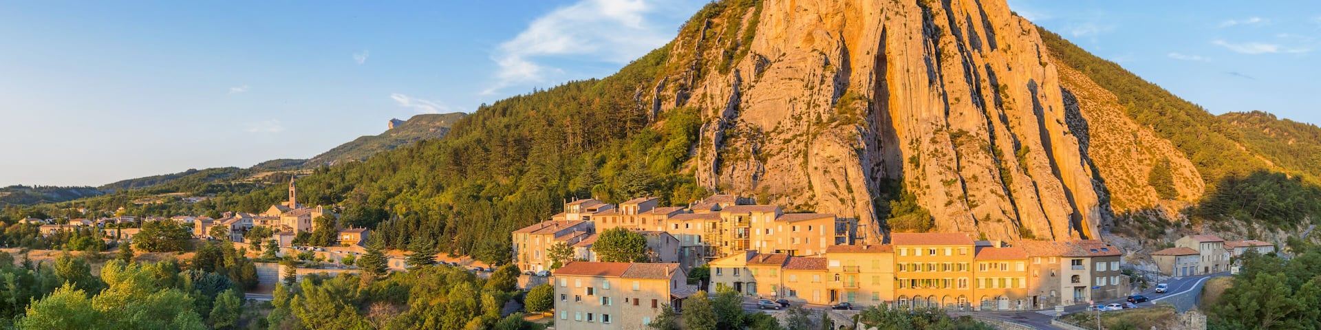 Town Sisteron in Provence France