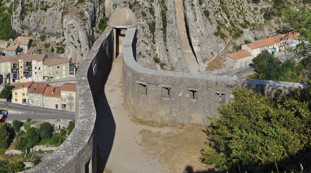 If you like rock climbing - La Baume seen from the citadelle of Sisteron