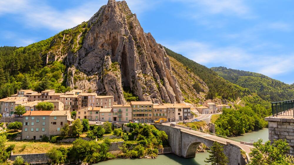 Sisteron in Provence, France