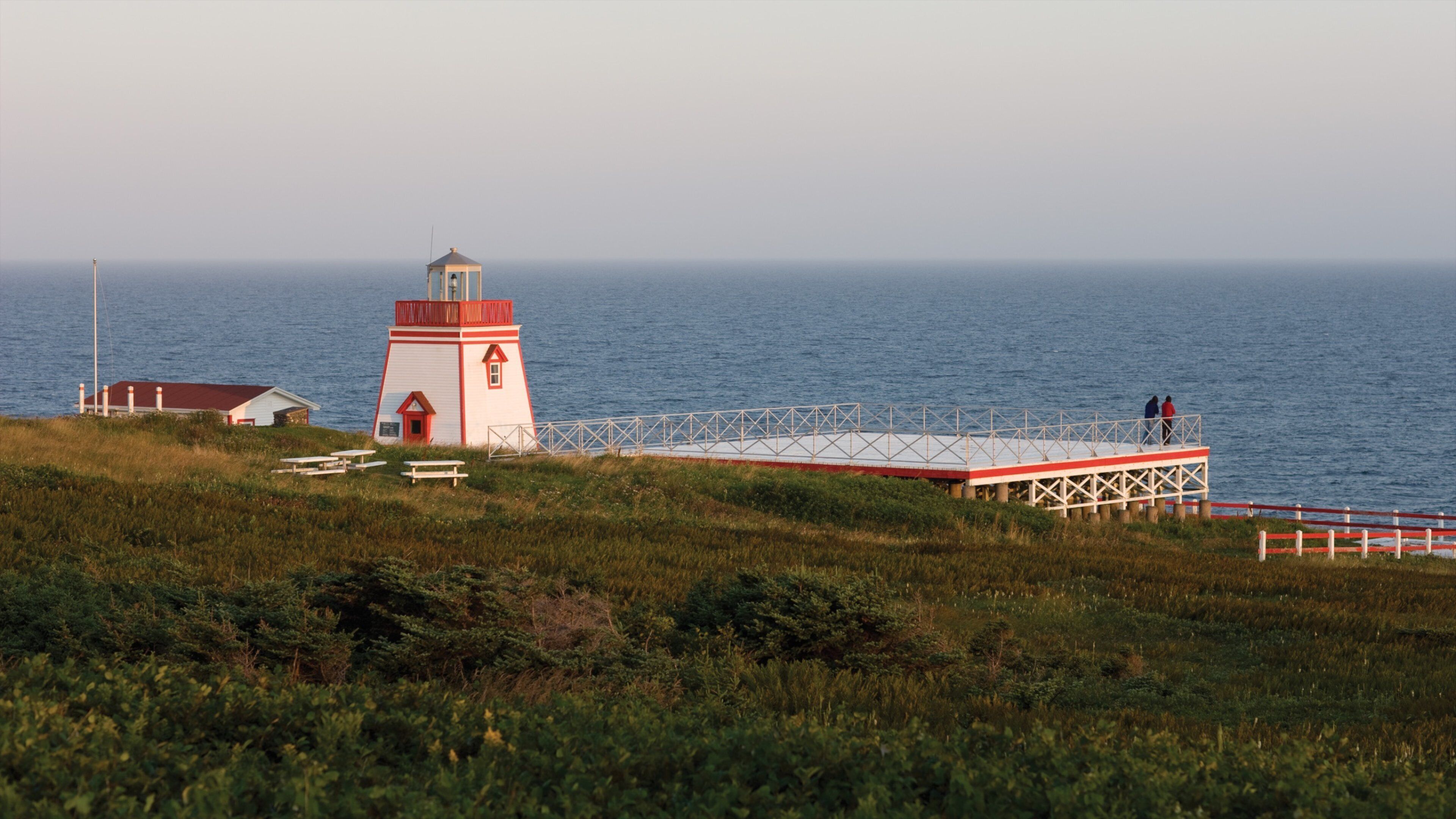 Fortune featuring general coastal views and a lighthouse