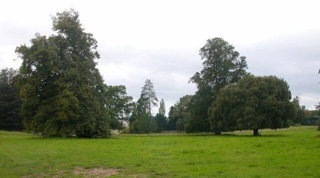 Brandon Hall Hotel The grounds of the Hotel from the road into the Village.