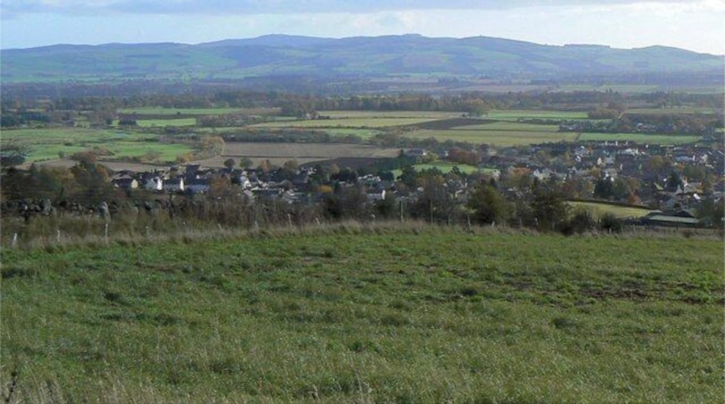 East end of Alyth Seen from above the town on the Cateran Trail walking route.