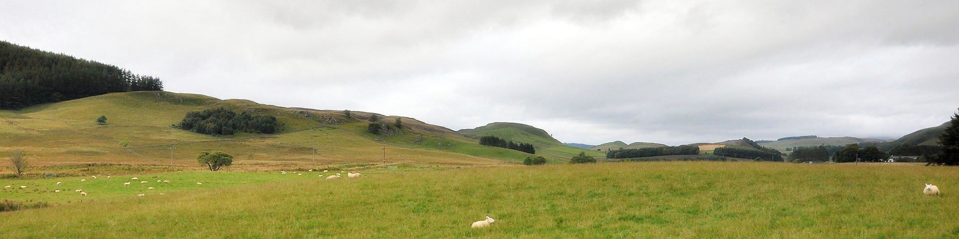 Fahrt durch die Highlands bei Glenshee