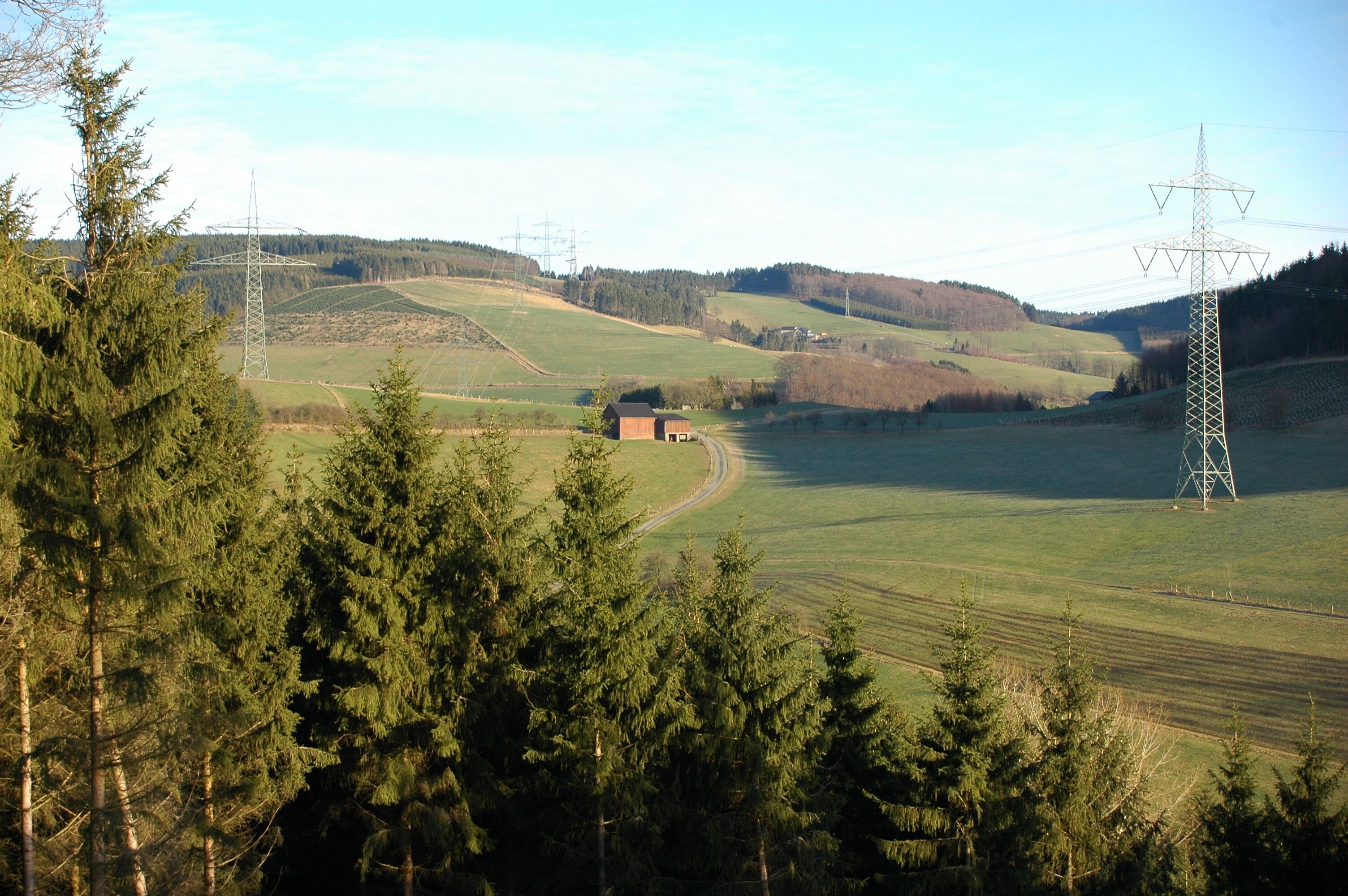 Landschaft bei Schmallenberg-Dorlar, Hochsauerlandkreis, Nordrhein-Westfalen