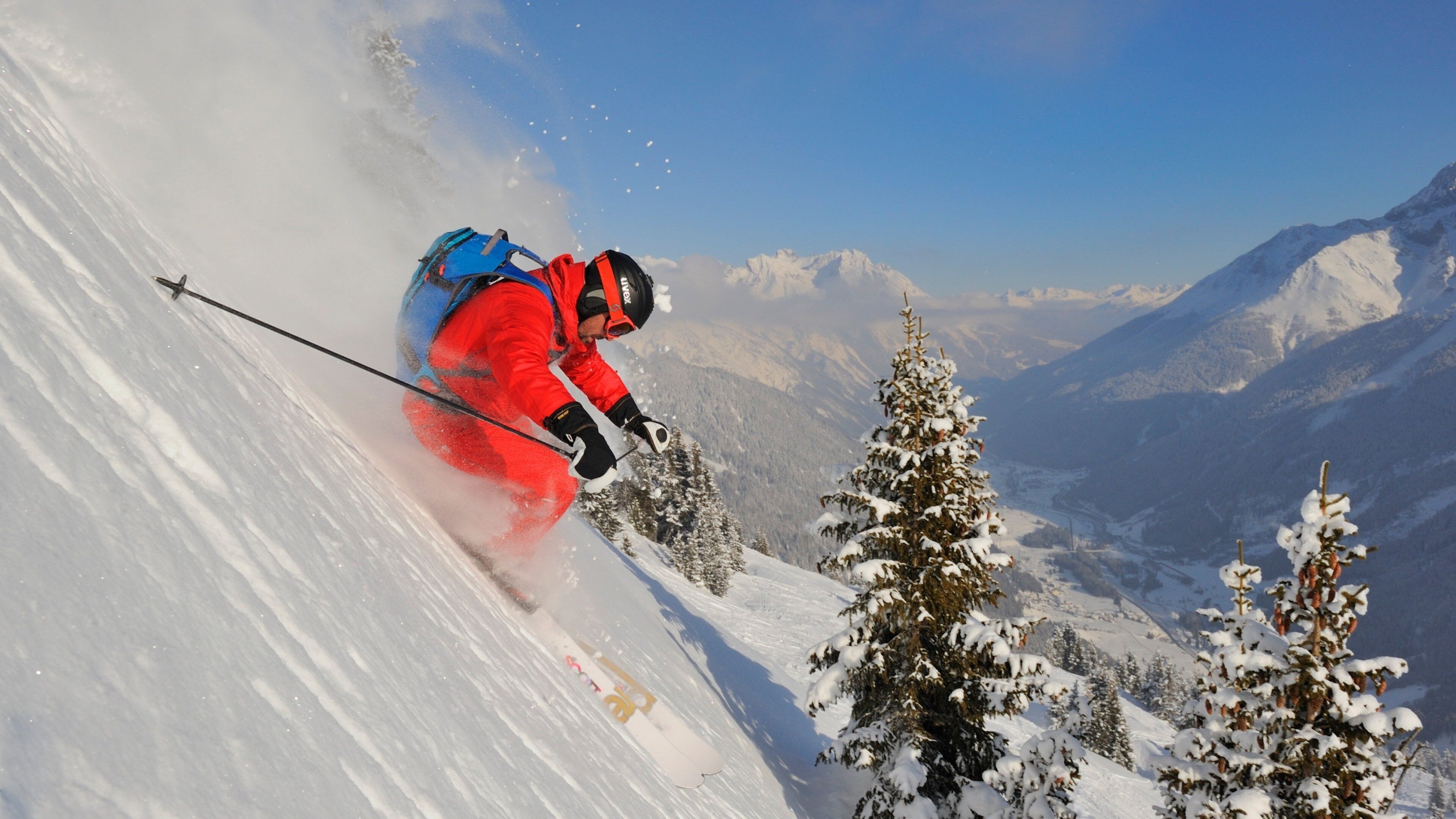 Sankt Anton am Arlberg caracterizando montanhas, esqui na neve e neve