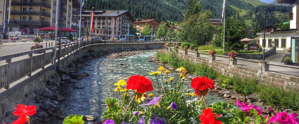 Lech in Vorarlberg,Austria
