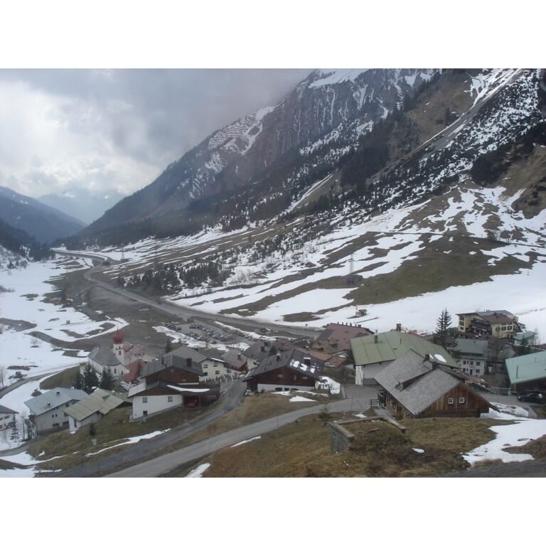 View on the way up to City of Lech Austria