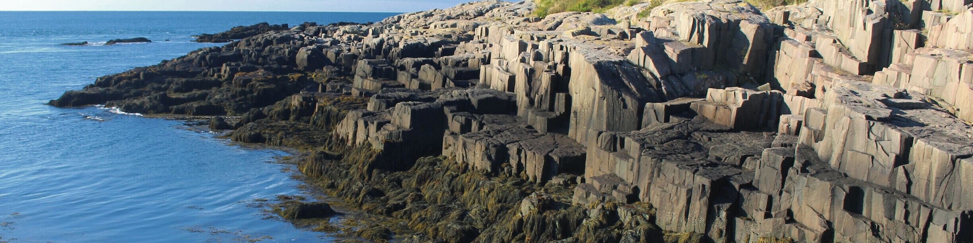 After leaving Digby, NS, driving 40 minutes, surviving the sharp turns, and taking two ferries you will discover Brier Island. This island is small, but packed with great hiking and rock jumping. Not many tourists or Nova Soctians make their way out to the island, and that's a shame because it is worth the trip.
