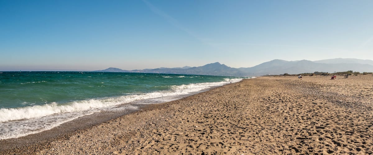 Panorama du Mas Larrieu au Bocal du Tech dans les Pyrénées Orientales