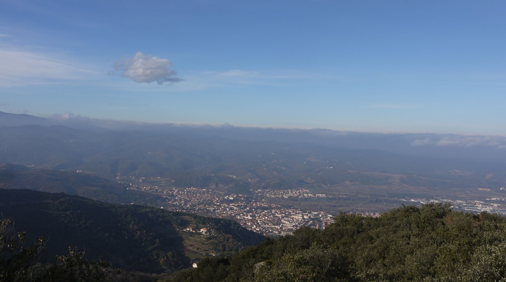Vue de Céret depuis le Roc Famoso