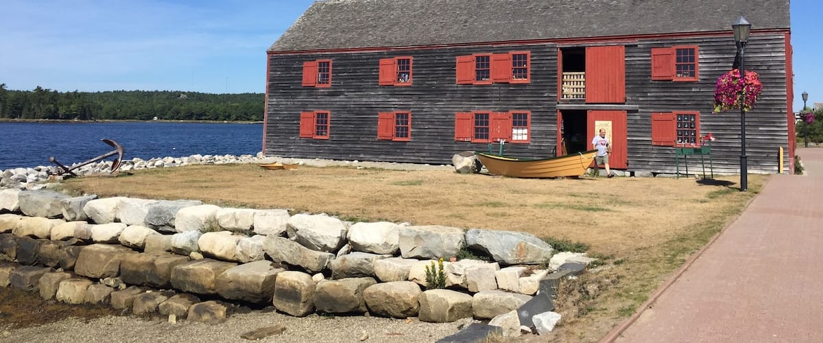 Cool stop on our bike trip to Halifax