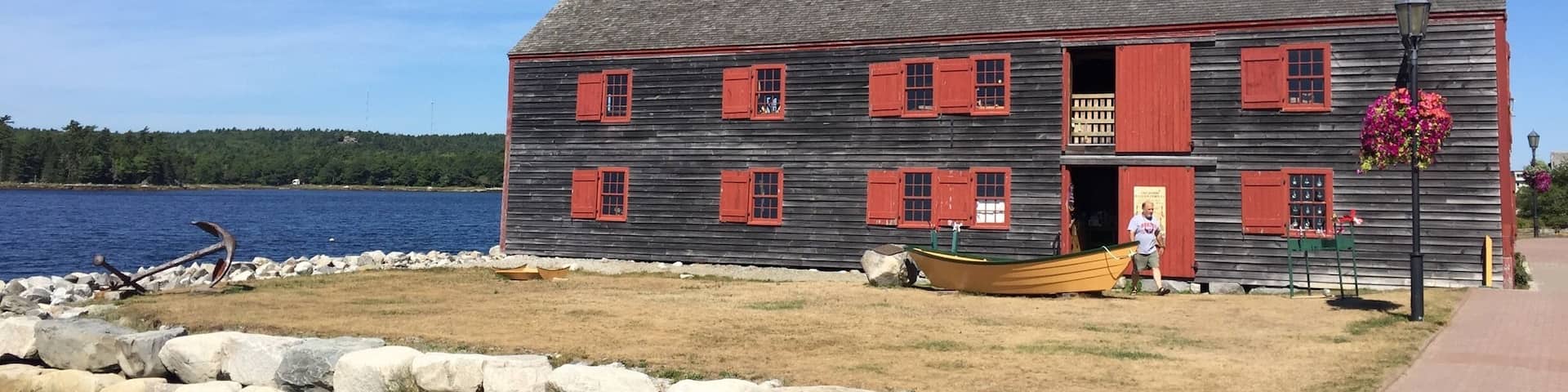 Cool stop on our bike trip to Halifax