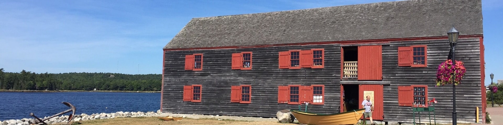 Cool stop on our bike trip to Halifax