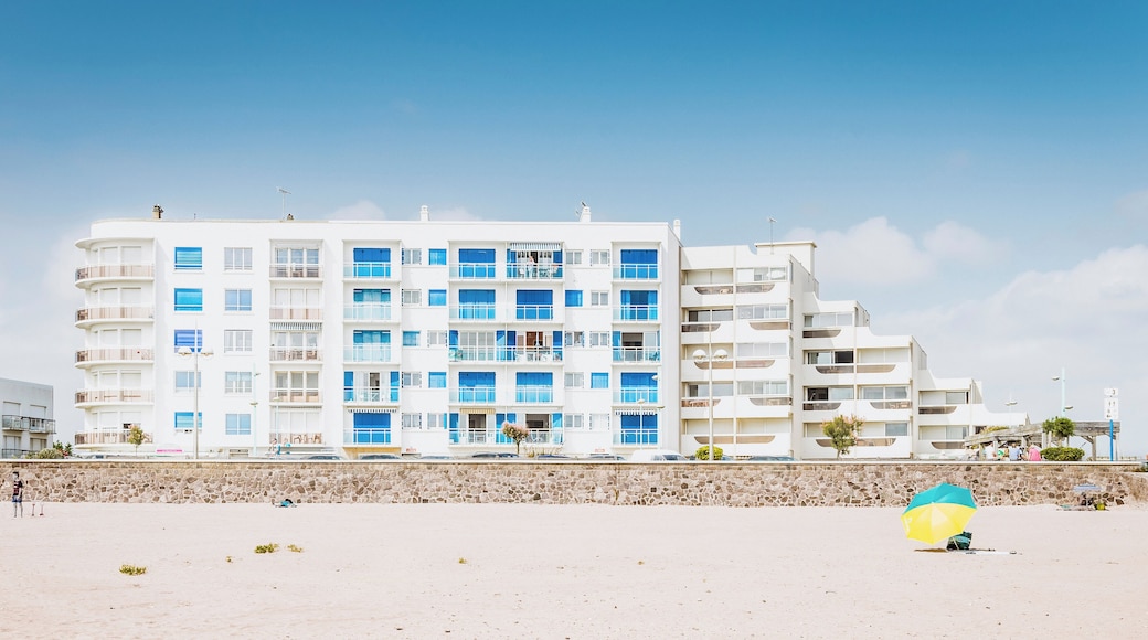 Apartment block on the beach of Saint-Jean-de-Monts ,Vendée, France