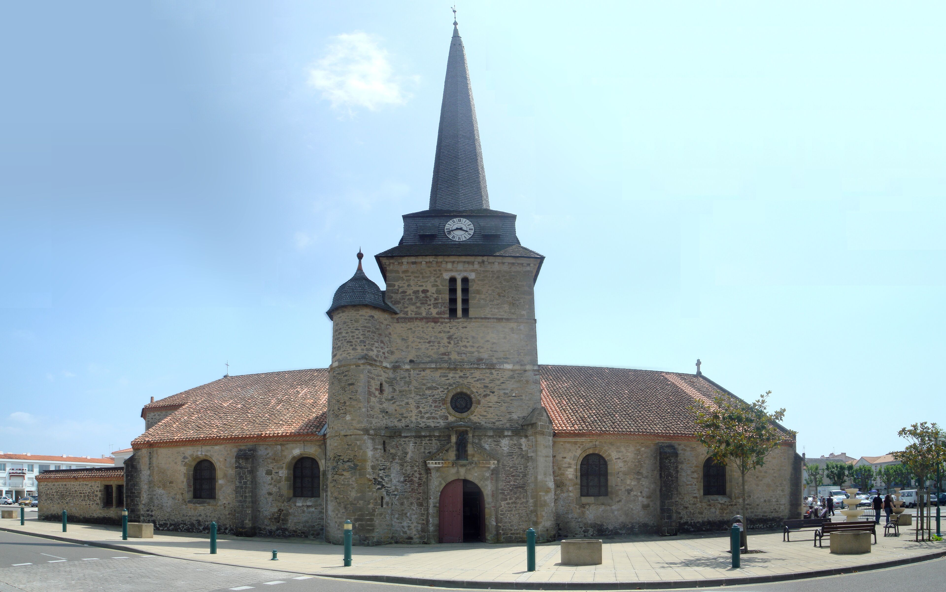The Church of Saint-Jean-Baptiste, at Saint-Jean-de-Monts, the Vendée, France.