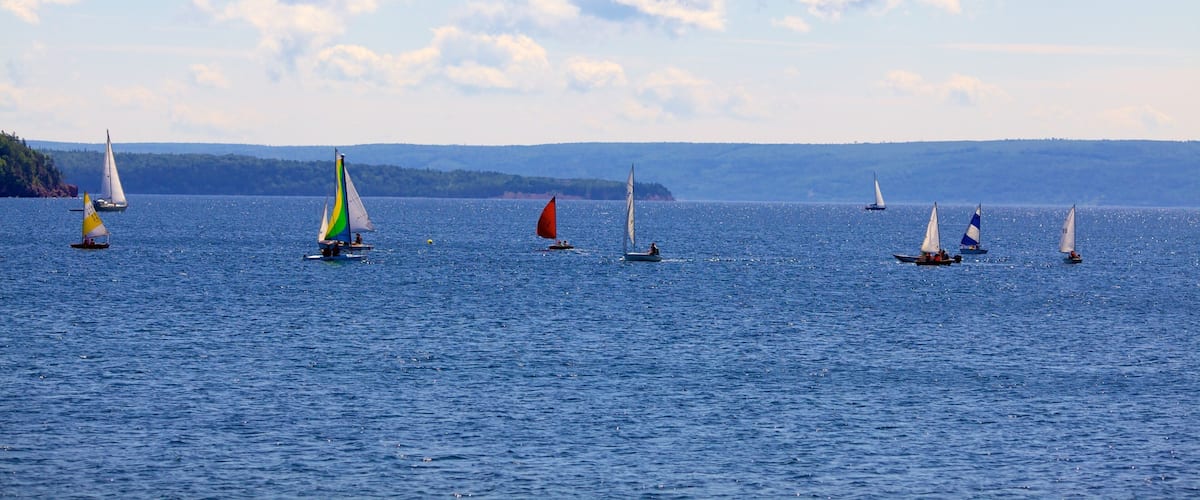 Baddeck featuring sailing
