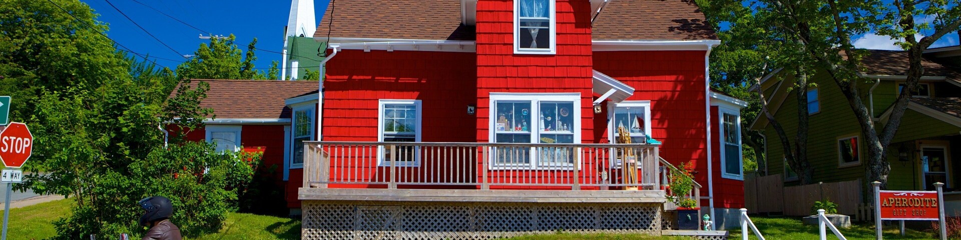 Baddeck mostrando imágenes de calles y una casa