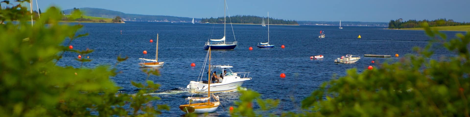 Chester which includes boating, a coastal town and a bay or harbor