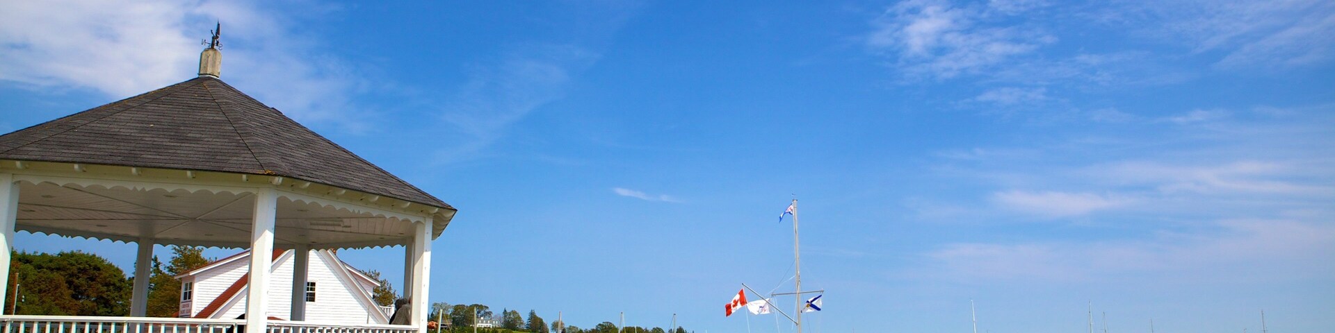 Chester showing a coastal town, a bay or harbor and sailing