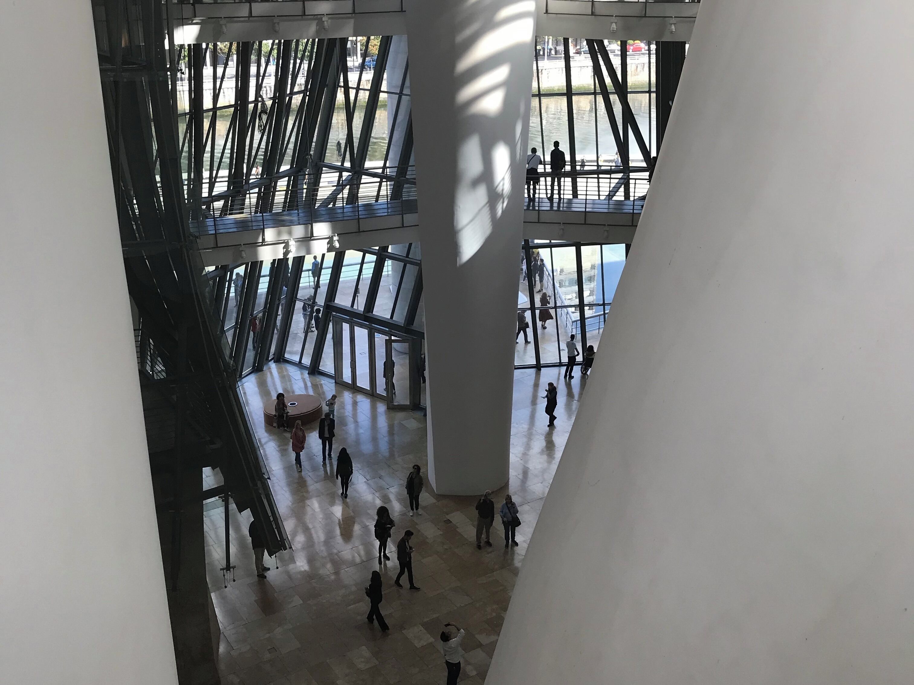 Interior of Guggenheim Museum. Bilbao