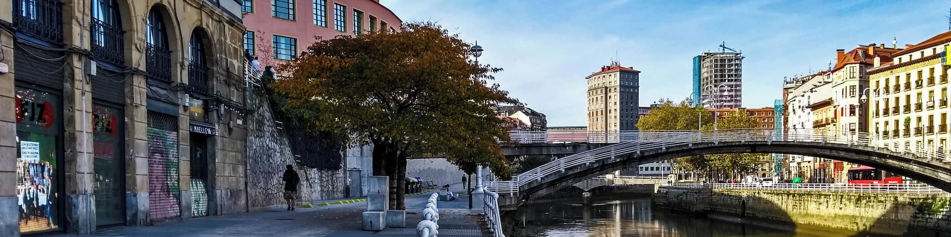 Bilbao la Vieja lies just across the river from the Old Town. The streets in this space, which takes in the Bilbao la Vieja, San Francisco and Zabala districts, are covered with urban wall art and a very interesting collection of architecture. The barrio of San Francisco lies just south of Abando and is an immigrant area, a very lively neighborhood.
#Architecture
#Bilbao
#Spain