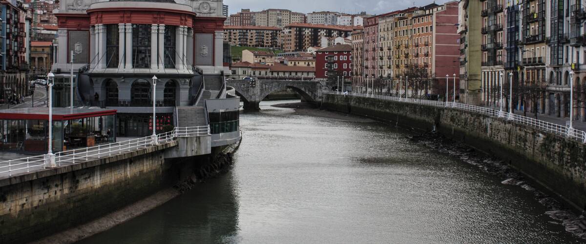 Bilbao's medieval quarter, Casco Viejo, with its narrow streets, old romantic buildings, beautiful churches and the Catedral de Santiago de Bilbao among many other interesting places, here the art deco La Ribera Market.
#Architecture
#Bilbao
#Spain
