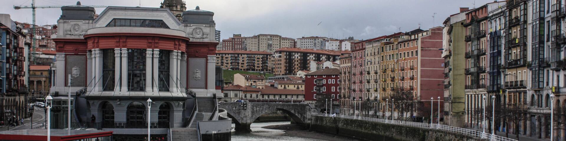Bilbao's medieval quarter, Casco Viejo, with its narrow streets, old romantic buildings, beautiful churches and the Catedral de Santiago de Bilbao among many other interesting places, here the art deco La Ribera Market.
#Architecture
#Bilbao
#Spain