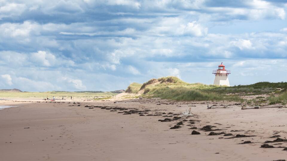 St. Peters Harbour Light is a lighthouse on St. Peter's Bay, Prince Edward Island, Canada.