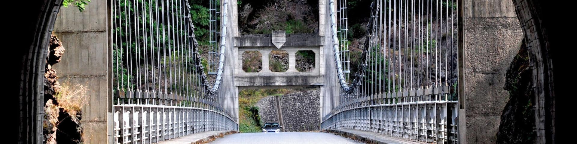 This massive bridge is in the middle of nowhere (so I thought I'd be okay to take a picture from the middle of the road, but then of course a car came along!).