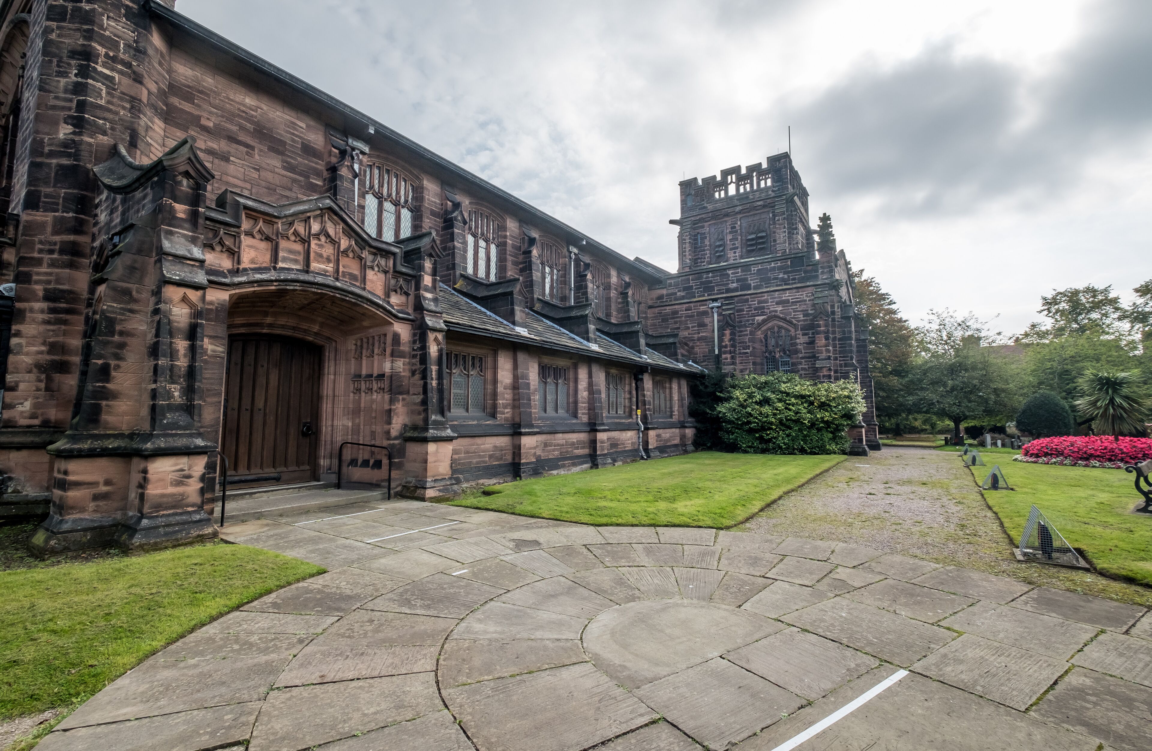 Christ Church, Port Sunlight Village, Wirral. September 2020