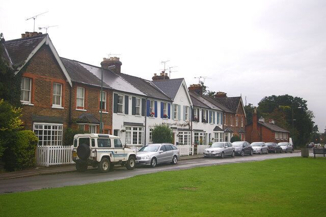 Tilt Road. View of the cottages at the west end of Tilt Road, part of The Tilt conservation area. At the far end of the row can be seen The Old Fire Station (see 1060271).