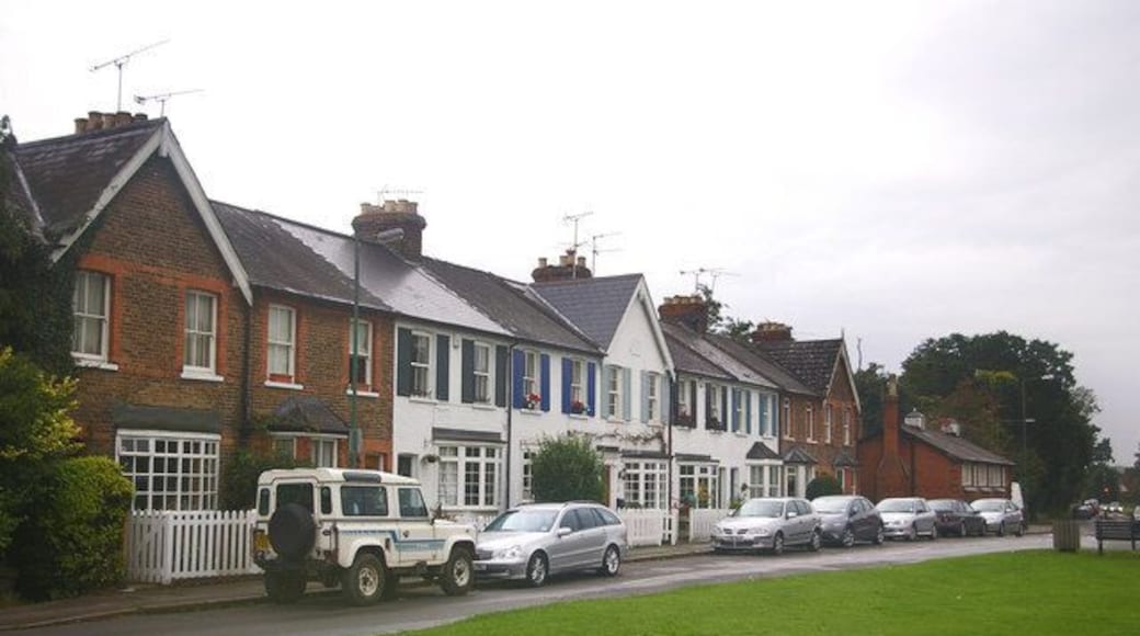 Tilt Road. View of the cottages at the west end of Tilt Road, part of The Tilt conservation area. At the far end of the row can be seen The Old Fire Station (see 1060271).