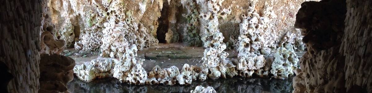 The Crystal Grotto at Painshill Park (note that sometimes it closes earlier than the park so don't try and go too late in the day. I think it closed an hour before the rest of the park when I went)