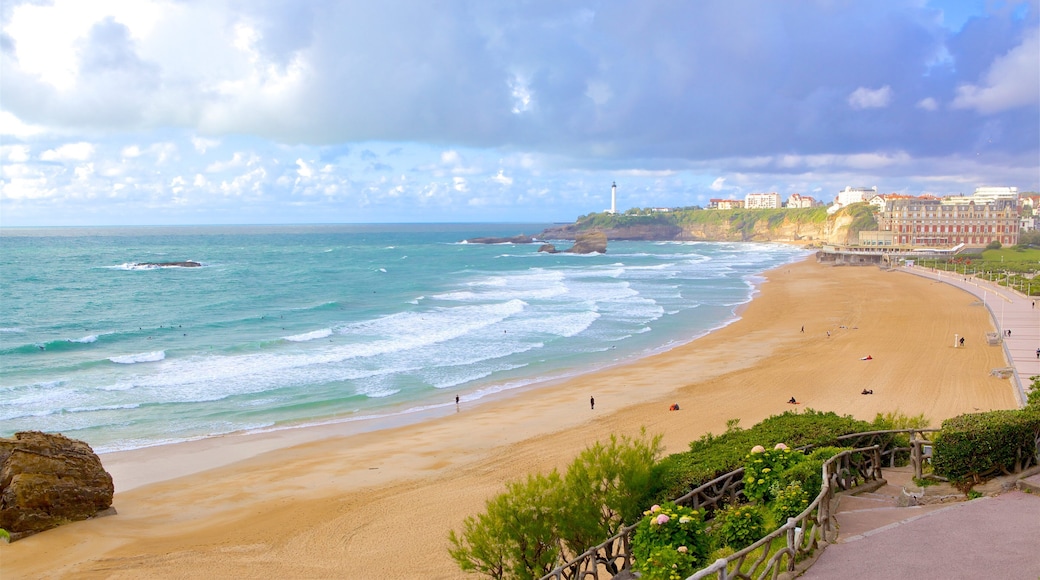 Aquitaine featuring a sandy beach and general coastal views