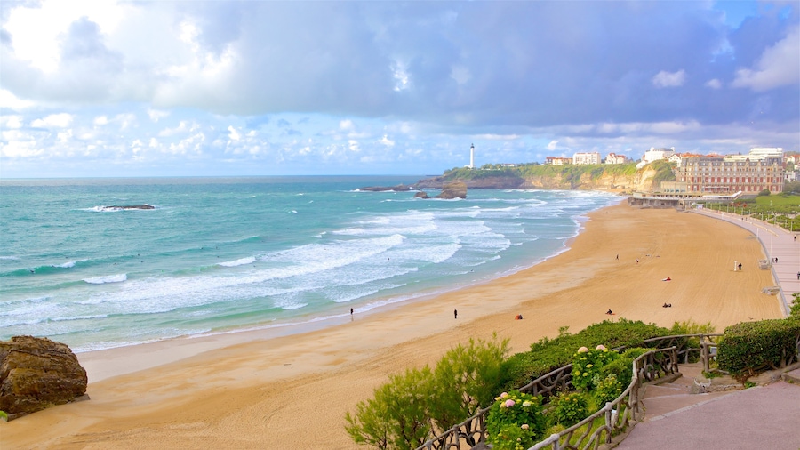 Aquitaine featuring a sandy beach and general coastal views
