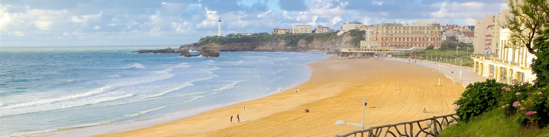 Biarritz joka esittää ranta
